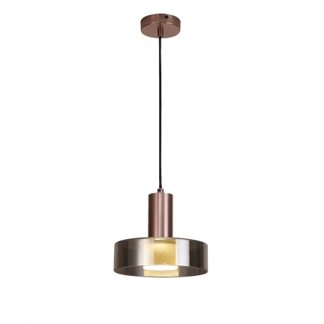 Pendule, Lustre suspendate - Lustra, Pendul design modern Gin auriu-roze