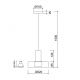 Pendule, Lustre suspendate - Lustra, Pendul design modern Gin auriu