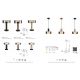 Pendule, Lustre suspendate - Lustra, Pendul design modern Gin auriu