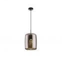 Lustra, Pendul design modern KRISS negru/ crom
