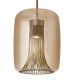 Pendule, Lustre suspendate - Lustra, Pendul design modern KRISS auriu/ bronz