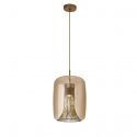Lustra, Pendul design modern KRISS auriu/ bronz