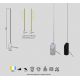 Lampadare - Lampadar, Lampa de podea LED design ambiental MARMOL alb