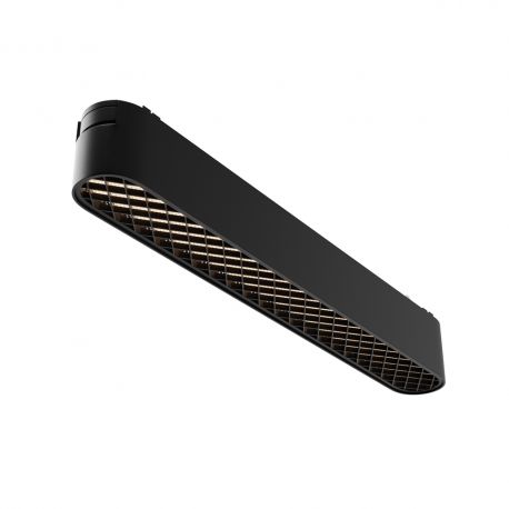 Spoturi, Proiectoare pe sina - Modul LED, accesoriu pentru sina magnetica Radity, Basis Grid negru 12W 3000K