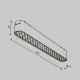Spoturi, Proiectoare pe sina - Modul LED, accesoriu pentru sina magnetica Radity, Basis Grid alb 12W 3000K