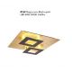 Plafoniere - Plafoniera LED design ambiental DALIA Black/ gold