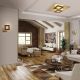 Plafoniere - Plafoniera LED design ambiental DALIA Corten/ gold