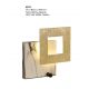 Veioze - Veioza, Lampa de masa LED design ambiental DALIA auriu/ alb marmorat