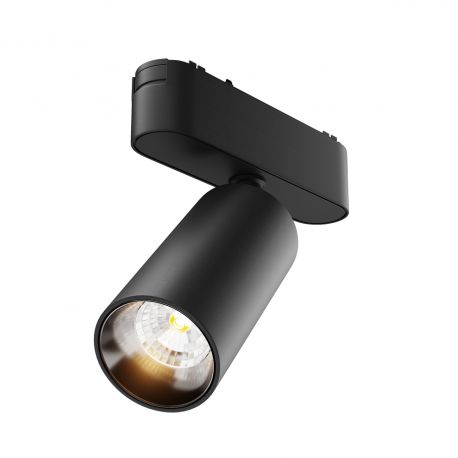 Spoturi, Proiectoare pe sina - Spot LED, accesoriu pentru sina magnetica Radity, Focus negru 12W 3000K