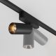 Spoturi, Proiectoare pe sina - Spot LED, accesoriu pentru sina magnetica Radity, Focus negru 12W 3000K