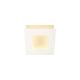 Aplica de perete LED design ambiental DALIA 14x14cm, alb