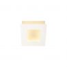 Aplica de perete LED design ambiental DALIA 14x14cm, alb