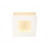 Aplica de perete LED design ambiental DALIA 18x18cm, alb