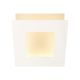 Aplica de perete LED design ambiental DALIA 22x22cm, alb
