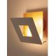 Aplice, corpuri de iluminat pentru pereti - Aplica de perete LED design ambiental DALIA 40x40cm, negru/ auriu