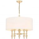 Candelabru design elegant AUSTIN auriu/alb