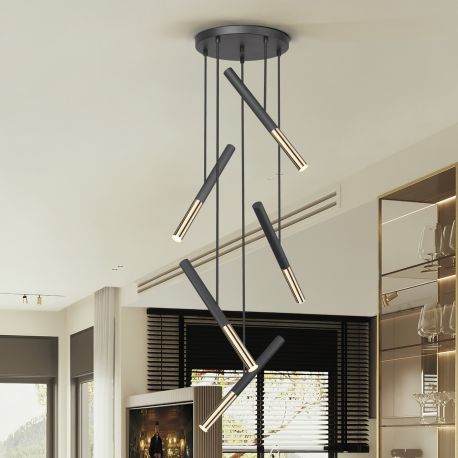 Candelabre, Lustre - Lustra LED moderna design minimalist Edna