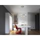 Candelabre, Lustre - Lustra LED moderna design circular Ciclos crom