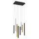 Pendule, Lustre suspendate - Lustra cu 8 pendule LED design modern minimalist CALA multicolor