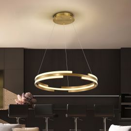 Candelabre, Lustre - Lustra LED moderna design circular Ciclos aurie