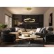 Candelabre, Lustre - Lustra LED moderna design circular Ciclos aurie