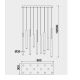 Pendule, Lustre suspendate - Lustra cu 14 pendule LED design modern minimalist CALA multicolor