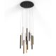 Pendule, Lustre suspendate - Lustra cu 14 pendule LED design modern minimalist CALA multicolor