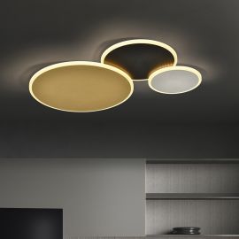 Lustre aplicate - Lustra LED aplicata moderna design circular Umbra