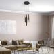 Pendule, Lustre suspendate - Lustra cu 8 pendule LED design modern minimalist CALA multicolor