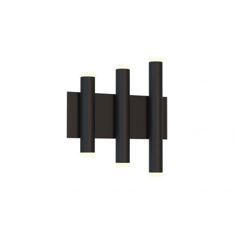 Aplice, corpuri de iluminat pentru pereti - Aplica de perete LED tubular design minimalist CALA negru