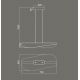 Pendule, Lustre suspendate - Lustra suspendata LED dimabil design deosebit Bianca