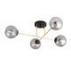 Plafoniere - Plafoniera 4L design modern Magnum negru, auriu, grafit