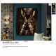 Tablouri - Tablou de perete decorativ Sombra y oro, 80x120cm