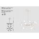 Candelabre, Lustre - Lustra LED dimabil design modern ADN alb Large