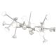 Candelabre, Lustre - Lustra LED dimabil design modern ADN alb Medium