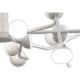 Lustre aplicate - Plafoniera, Lustra aplicata LED dimabil design modern ADN alb