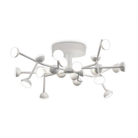 Lustre aplicate - Plafoniera, Lustra aplicata LED dimabil design modern ADN alb
