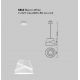 Pendule, Lustre suspendate - Lustra eleganta design minimalist ALBORAN Small