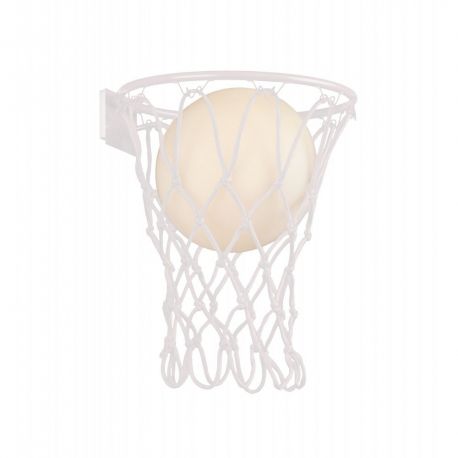 Aplice, corpuri de iluminat pentru pereti - Aplica de perete camera copii BASKETBALL alb