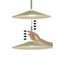 Pendule, Lustre suspendate - Lustra/Pendul LED reglabil CALICE alb 9W