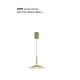 Pendule, Lustre suspendate - Lustra/Pendul LED reglabil CALICE verde 9W