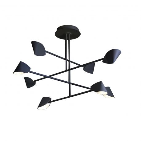 Candelabre, Lustre - Lustra LED design modern CAPUCCINA 61.5W negru