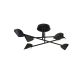 Lustre aplicate - Lustra LED aplicata design modern CAPUCCINA 45W negru