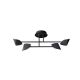 Lustre aplicate - Lustra LED aplicata design modern CAPUCCINA 30W negru