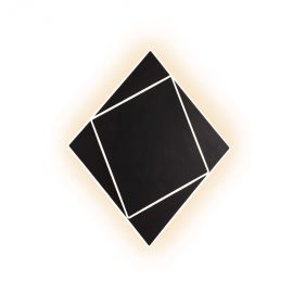Aplice, corpuri de iluminat pentru pereti - Aplica LED de perete/tavan DAKLA 30W neagra