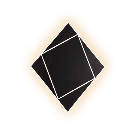 Aplice, corpuri de iluminat pentru pereti - Aplica LED de perete/tavan DAKLA 30W neagra