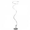 Lampadar LED dimabil design modern decorativ HELIX crom
