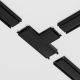 Accesorii iluminat - Accesoriu, T-CONNECTOR negru pentru sinele magnetice Radity