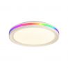 Plafoniera LED RGB dimabila cu telecomanda GAMER alba