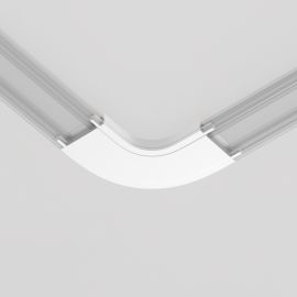 Accesoriu, ROUND CORNER alb pentru sinele magnetice Radity